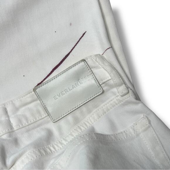 Everlane The High rise Straight Leg ankle jeans with paint splatter - Picture 3 of 8